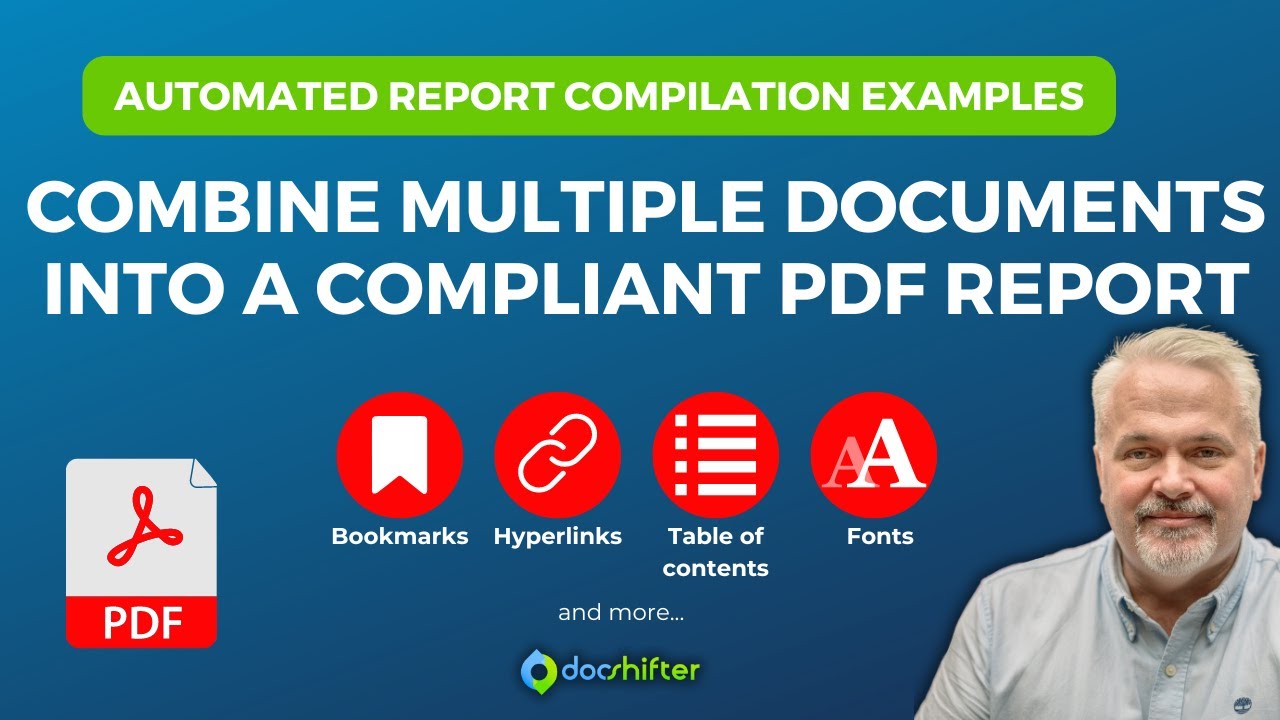 Document merging & report generation examples